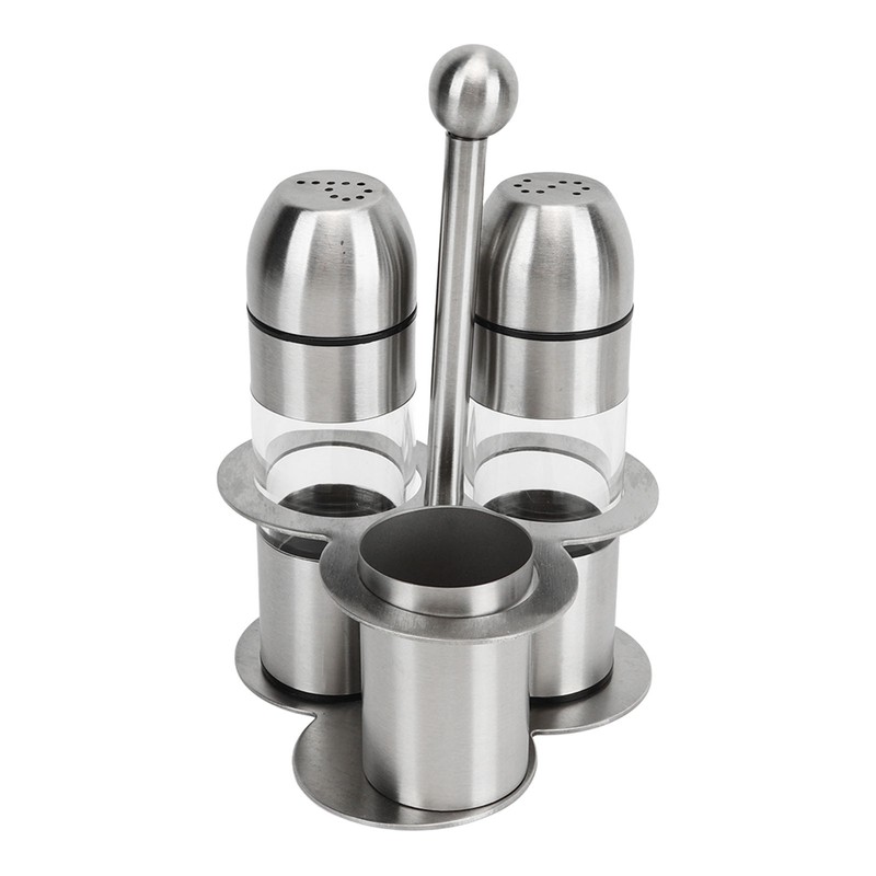 Stainless Steel Seasoning Bottle Multipurpose Food Grade Refillable Rustproof Salt