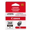 Canon PG-260 XL Genuine Black Ink Cartridge, Compatible with TS5320/6420/6420a,TR7020/7020a