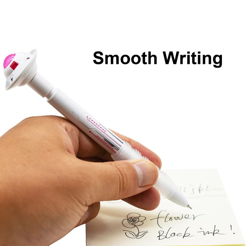 Maydahui 8 Pcs Cool Stellar Wanderer Pens Retractable Galaxy UFO