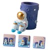 Operitacx Astronaut Pencil Holder Resin Craft Space Theme Desk Organizer