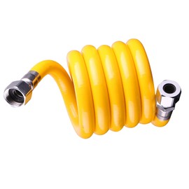 pclapora Gas Hose, 50 cm Propane Gas Hose, 304 Stainless Steel Gas Connection Hose, Extension Hose for Propane for Gas Barbecues for Camping, Picnics, BBQ Parties