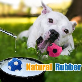 Soft Squeaky Dog Ball 2.56”, Latex Squeaky Dog Toys for Medium Dogs and Small Dogs to Fetch, Chase 3pcs