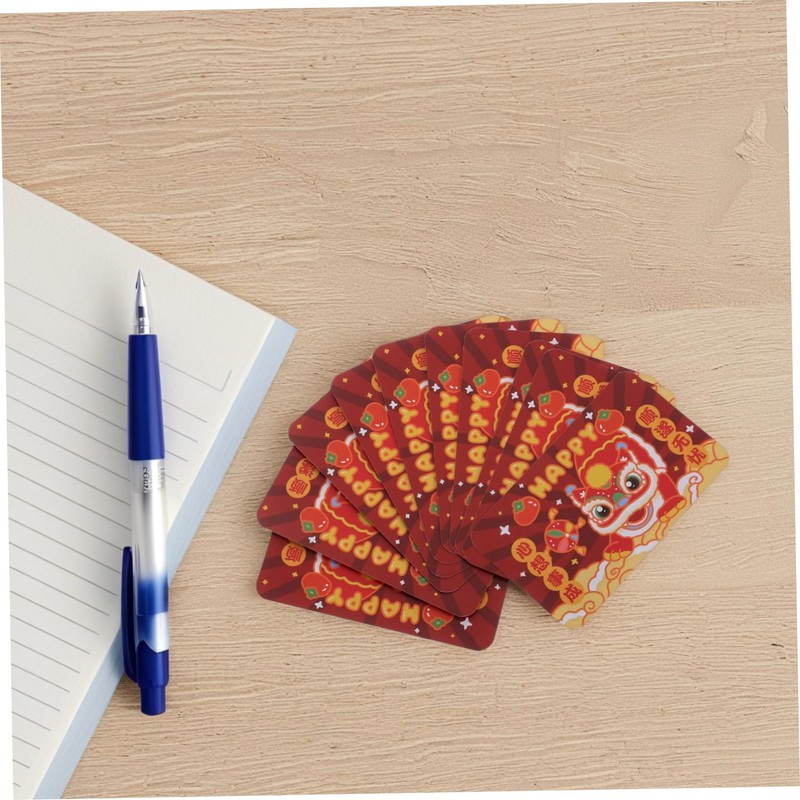 Kisangel 30pcs Lunar Year Scratch Off Cards Fun Prize Game