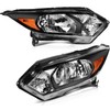FINDAUTO Headlight Assembly Fits for Honda HR-V 2016-2018 Replacement Driver+Passenger