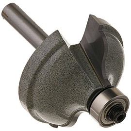 Vermont American 23148 1/4-Inch Radius Carbide Tipped Ogee with Fillet Router Bit, 1/2-Inch Ball Bearing 1/4-Inch Shank