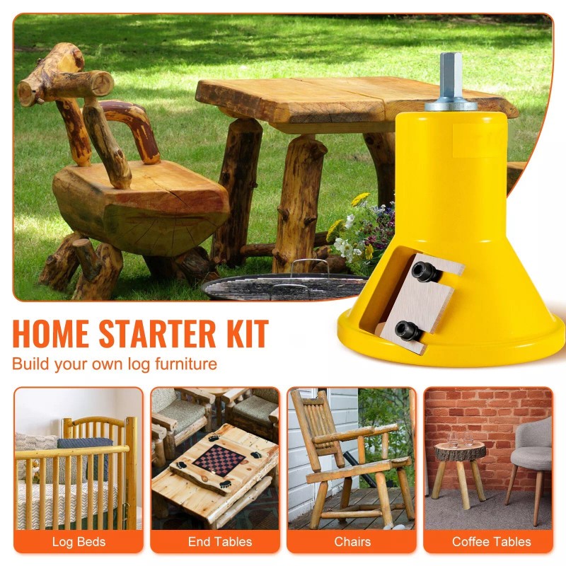 Tenon Cutter Log Furniture Kit 1" & 1.5"& 2" with