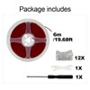 HAMRVL 10mm COB LED Strip Light Connectors Strip to Wire