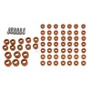 Unbranded Orange Engine Bolt Topper Caps Cover For Harley Touring