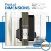 Embassy Door Lock Electronic Keyless Entry with Antimicrobial Illuminated Keypad