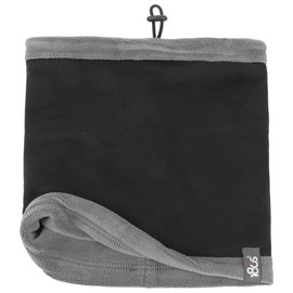 180s Tec Fleece Convertible Kids Neck Warmer Children's Scarf Neck Warmer Round Scarf Fleece Scarf Children with Lining Autumn Winter, black