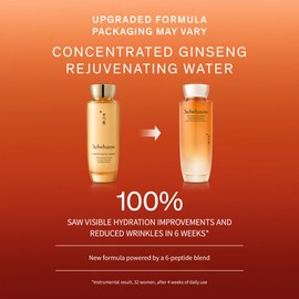 Sulwhasoo Sulwhasoo Concentrated Ginseng Rejuvenating Water- Korean Ginseng & Peptide Hydrating Face Toner with Niacinamide, Hyaluronic Acid & Glycerin for Wrinkles & Firmness, 5.07 fl. oz.