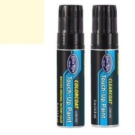 ColorRite Half-Ounce Jar for Mazda Wagon Automotive Touch-up Paint - Formula White WT - All-Inclusive Package