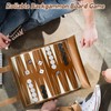 FICOFISE Backgammon Roll Up Game Set: Playing Field W x