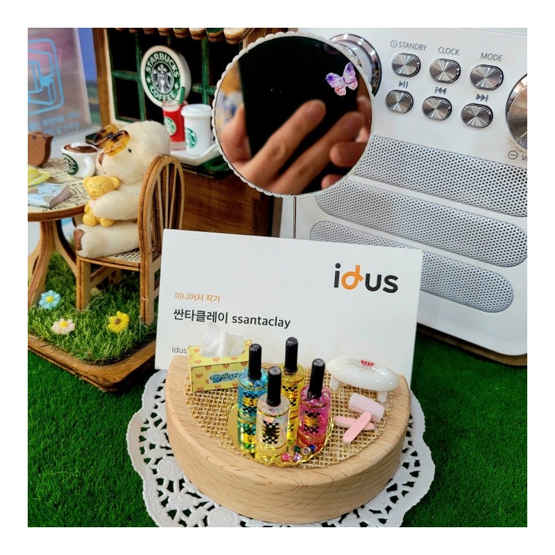 Nail Nail Shop Miniature Business Card Holder - Not Selected