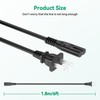FITE ON AC Power Cord Compatible with YOSUDA Under Desk