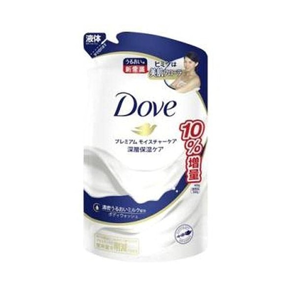 Unilever Dove Body Wash, Premium Moisture Care, Extra Refill, 14.1 oz (400 g)