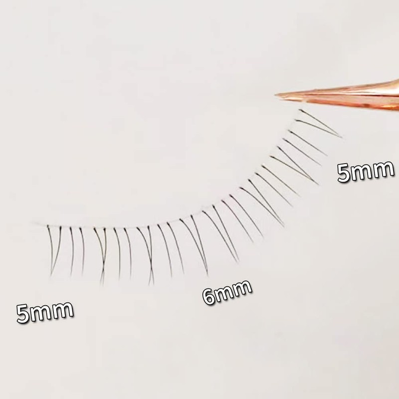 Lower Eyelashes, Natural 5 Pairs of Eyelashes, Popular, Clear Axis,