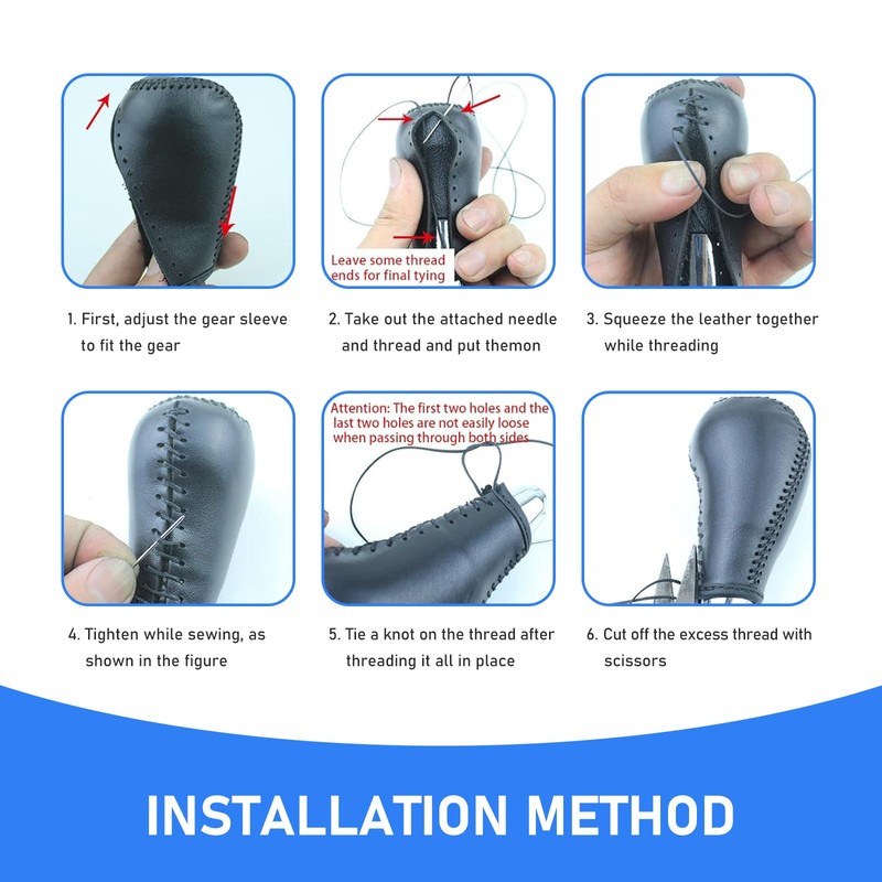 Sumjig Pack-1 Car Gear Shift Knob Cover, Shift Knob Protector,