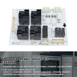 Meyffon EBR74164805 Range Oven Relay Control Board Compatible with LG Range Stove Oven Replace LRE3021ST LRE3083SW LRE3833ST LRE6321ST LRE6383ST LRE6383SW