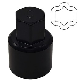 JEUCLEL C-Wheel Locking Nut Key Compatible with Toyota Models, Lexus, Tacoma, Wheel Lock Nut Socket Adapter, Anti-Theft Lug Removal Tool, Socket Remover Hand Repair Tool