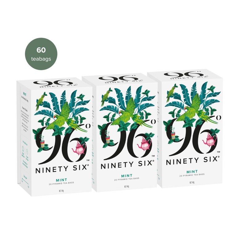 96° Mint Tea – Pack of 3 × 20 Pyramid
