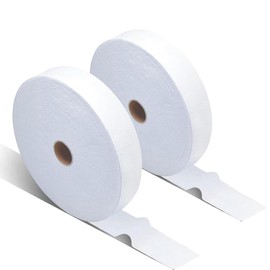 Daiilg Quilting JellyRoll Fabric, 2 1/2 Inch Cotton Blend Wool Batting Rolls for Rugs, Wallets (2 Rolls)(2 1/2 Inch X 70 Yards)