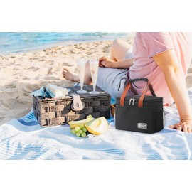 FAVORTALK Lunch Bags for Women Men Girls Boys Insulated Lunch Bags for Boys Portable Lunch Cooler Bag for School Water-Resistant Lining Lunch Box for Women - Men - Kids and Students - Travel - 11810