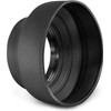 Lens Hood (Rubber Collapsible Design) Compatible with Sony Handycam DCR-SR47