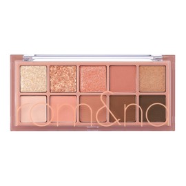 ROM&ND - Paleta de Sombras 01 Pampas Garden con 10 Tonos Mate y Brillantes