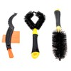 Invero 3 Piece Bike Bicycle Cleaning Dirt Wash Brush Set