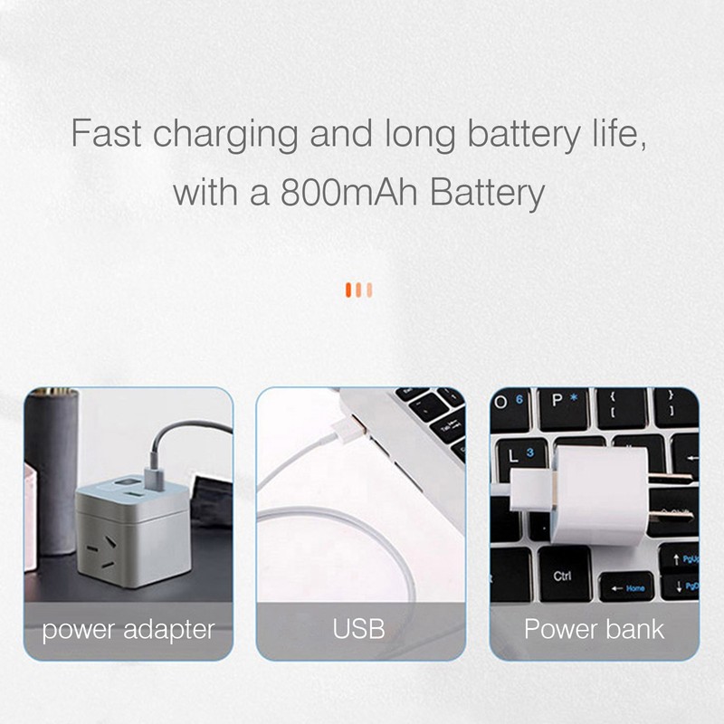 Cervical Massager 16 Modes USB Smart Pulse Heating 4 Head