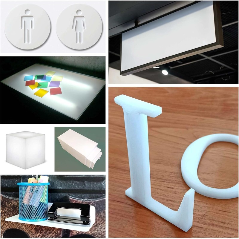 Acrylic Glass White 3 mm Acrylic Plate Opal Plastic Sheets