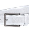 LINDENMANN 919 Men's Leather Belt XXL White, White