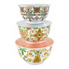 TP Large Mixing Bowl Set with Lids, Melamine Nesting Bowls