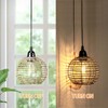 Battery Operated Hanging Pendant Lantern Lights, Outdoor Chandelier Light with