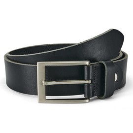 VRLEGEND Leather Belts for Men Western Cowboy Belt Mens Belts Leather for Jeans,Work or Casual Wear 100% Genuine Leather with Gift Box (For 36"-38" Waist, Black)