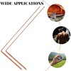 Yardwe Divining Rods 2Pcs Copper Dowsing Rod, Water Divining, Spirit,Detect
