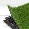 SHNOSU Artificial Grass Turf 4FTX5FT Outdoor Rug 0.8 Inch Fake