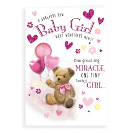 Regal Publishing Cute Baby Girl Card 9" x 6"