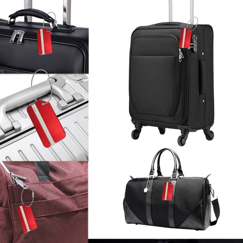 Aluminum Luggage Tag for Luggage Baggage Travel Identifier by Ovener