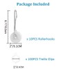 Greenhouse Trellising Kit - 10 Roller Hooks & 100 Support