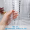 EurCross 72 x 84 inch Extra Long Clear Shower Curtain