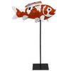 Design Toscano Japanese Floating Koi Sculpture: Large