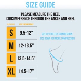 Ankle Compression Sleeve - 20-30mmhg Open Toe Сompression Socks for Swelling, Plantar Fasciitis, Sprain, Neuropathy - Nano Brace for Women and Men (White, Medium)