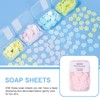 Healeved 16 Boxes of Portable Travelling Soap Flakes Outdoor Hand