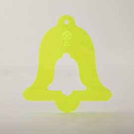 Acrylic Quilting & Craft Nesting Templates, Bell | for Use with 10” Precut Fabric Squares | Essential Patchwork Quilt Supplies for Cutting Patterns, Sewing, and DIY Blanket Making Projects