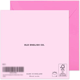 Old English Co. Happy Birthday Wonderful Nana Card - Square Floral Birthday Card | Suitable for Nana, Grandma, Grandmother | Blank Inside & Envelope Included