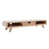 AngelcityCC Bamboo Monitor Stand Riser, Exquisite Monitor Stand with Drawer