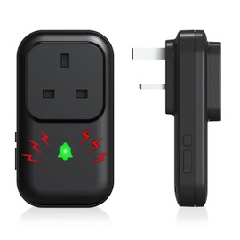 Power Loss Alarm with LED Indicator, No Occupy Outlet, 80-110dB Adjustable Freezer Alarm with 7 Sirens, Perfect for GFI/GFCI Trips, Refrigerator, Aquarium Air PUM