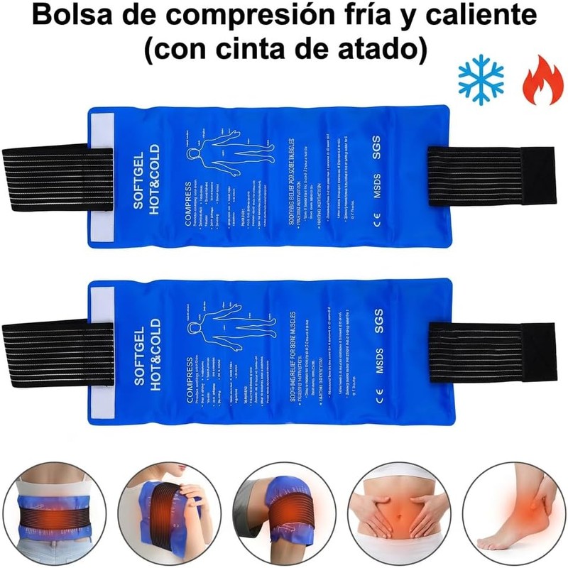 Compresa De Gel Frio Y Caliente Grande Con Toalla Absorbente